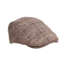 Tresanti Dolan | flatcap met gemêleerd ruitmotief |