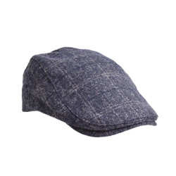 Tresanti Dolan | flatcap met gemêleerd ruitmotief |