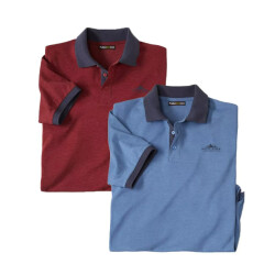 Atlas For Men Herenpolo (pak van 2)