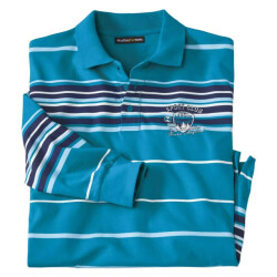 Atlas For Men Heren gestreept polo shirt
