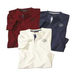 Atlas For Men Heren t-shirt (set van 3)