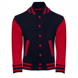 SG Childrens/kids ringspun cotton varsity jacket