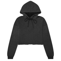 Bella + Canvas Dames fleece crop hoodie