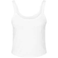 Bella + Canvas Dames micro-rib spaghetti strap tanktop