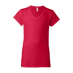 Gildan Dames soft touch v hals t-shirt