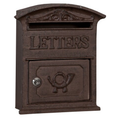Clayre & Eef Clayre & eef brievenbus 27x9x31 cm metaal rechthoek letters