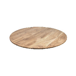 HSM Collection -rond tafelblad zürich-ø130x3,8--acacia