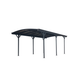 Westmann Aluminium carport met rond dak bergen | | 505x300x220cm