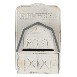 Clayre & Eef Clayre & eef brievenbus 26x12x39 cm metaal rechthoek farmhouse post