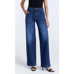 C.O.J. Denim Coj wide leg lulu dark blue