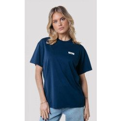 Colourful Rebel Uni label t-shirt peacoat blue