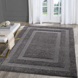 Muratap Luxus shaggy plus hoogpolig vloerkleed modern geometrisch design uni effen