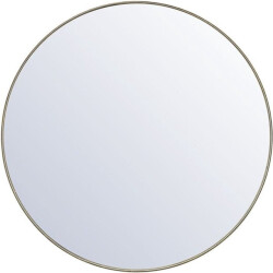 Vtw Living Spiegel groot rond spiegels wandspiegel frame rand 120 cm