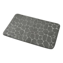 4goodz Pebbles zachte traagschuim badmat douchemat 50x80 cm kaki