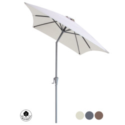 4gardenz ® parasol rechthoek 150x250cm kantelbaar balkonparasol creme