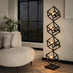 Hoyz vloerlamp 4l kubus charcoal