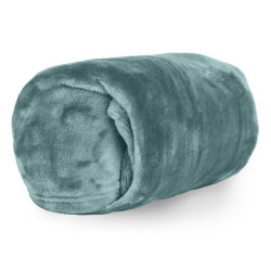 Unique Living plaid enzo beach blue -130x180cm