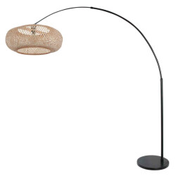 Bright Home Moderne vloerlamp polaris hout