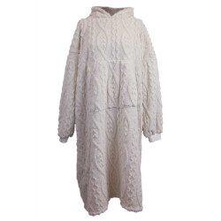 Unique Living hoodie pleun chateau grey -78x120cm