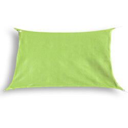 Hanse® Schaduwdoek rechthoek waterdoorlatend 4x5 m zonnedoek lime