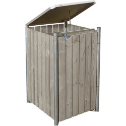 Hide ® containerombouw 1 afvalcontainer hout hd12406 kliko ombouw