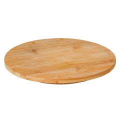 4goodz Draaibaar serveerplateau van bamboe 35 cm doorsnede