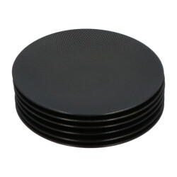 4goodz Porseleinen ontbijt/dessert borden caviar 6 stuks 21 cm -
