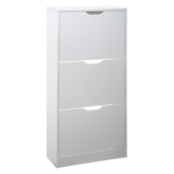 4goodz Schoenenkast 3 lades 60x24x118 cm voor 18 paar -