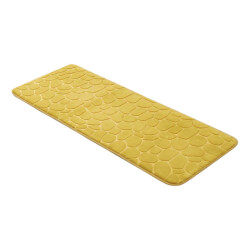 4goodz Pebbles traagschuim douchemat dubbele wasbak 120x45 cm -