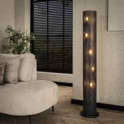 Hoyz vloerlamp 5l koker mesh artic