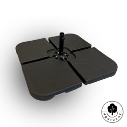 4gardenz ® verzwaringsset parasolvoet voor zweefparasols vulbaar tot 80 kg