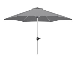 4goodz Parasol aluminium 270 cm doorsnede met opdraaimechanisme -