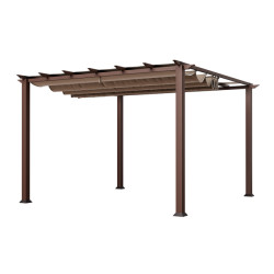 Paragon Outdoor Aluminium pergola florida 1111 houtlook 350x350x235cm -