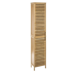 4goodz Sicela bamboe badkamerkast hoog 28x33x168 cm -