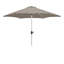4goodz Parasol aluminium 270 cm doorsnede met opdraaimechanisme -