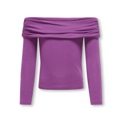 Only Kogamour ls offshoulder top fuchsia