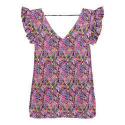 Only Onlfreja sl frill top cs ptm dessin