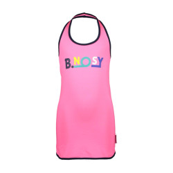 B.Nosy Girls dumbbell dress with dot aop and chest -