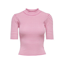 Jacqueline de Yong Jdyplum ss stripe pullover knt dessin
