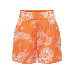 Only Onlbella linen hw tailored shorts p dessin