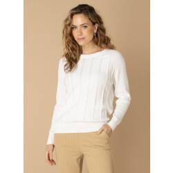 IVY BEAU Tiana trui off-white