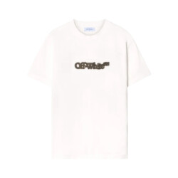 Off White Spray arrow t-shirt met contrasterende monogram