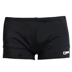 Off White Black nylon men's boxer trunks