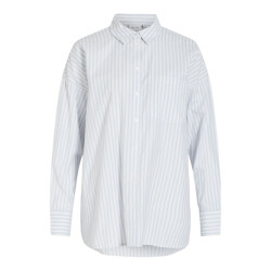 Vila vidarma l/s loose button shirt no 14095099 kentucky blue