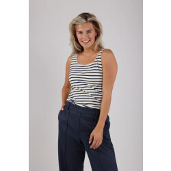 Nukus Nks06002 219 juba singlet stripe offwhite/navy