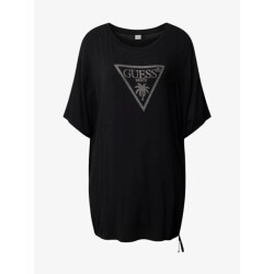 Guess Dames jurk strass triangle zwart