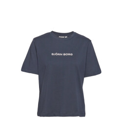 Björn Borg Björn borg dames regular tee fanno sport t-shirt – night sky