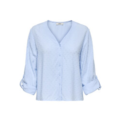 Jacqueline de Yong diana life 7/8 dobby shirt wvn n 15311720 kentucky blue