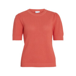 Vila vidalo o-neck s/s knit top noos 14084421 dubarry