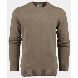 Bos Bright Blue Pullover lambswool o-neck 1150224/653